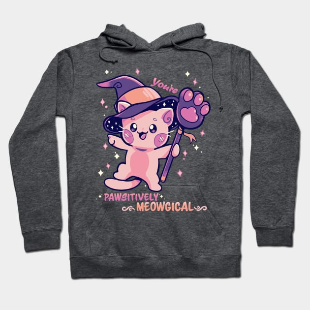 PAWsitively MEOWgical Hoodie by TechraNova